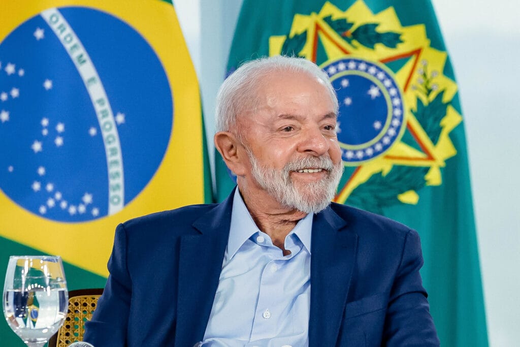 Presidente sorrindo